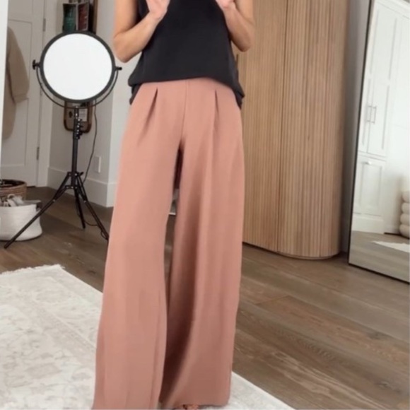 Zara Flowy Pleated Pants S - Picture 1 of 8